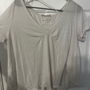 Free people V-Neck Short Sleeve Tee